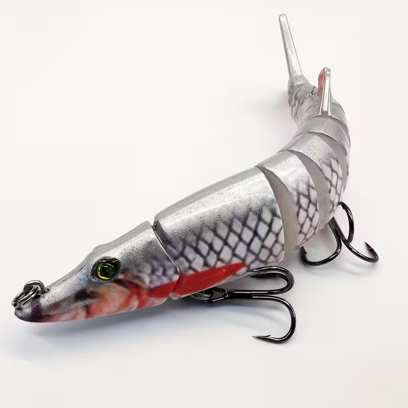Snoekaas Swimbait zilver 1stuk