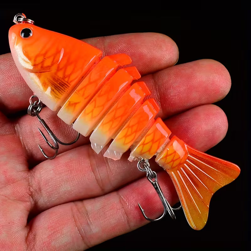 Snoekaas Swimbait Oranje 1stuk