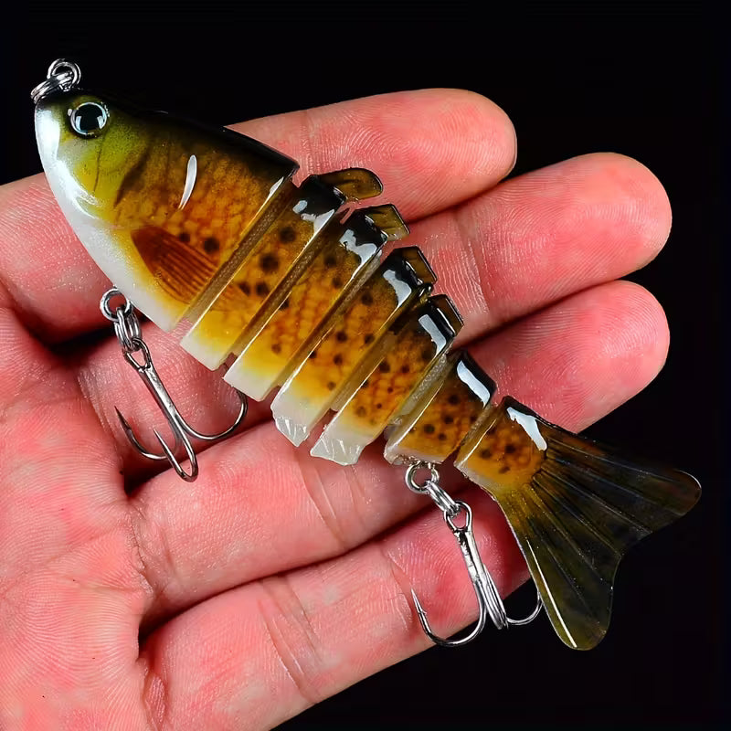 Snoekaas Swimbait Donkerbruin 1stuk