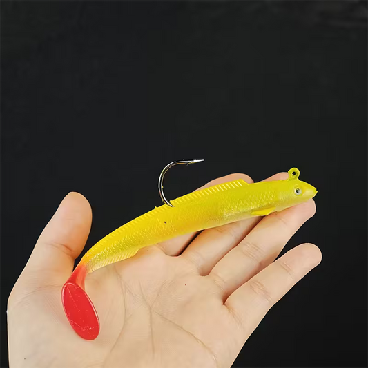 Snoekaas Softbaits Verschillende Kleuren 6stuks