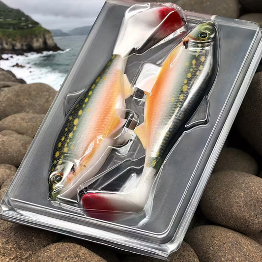 Softbait Oranje/Paars 2x