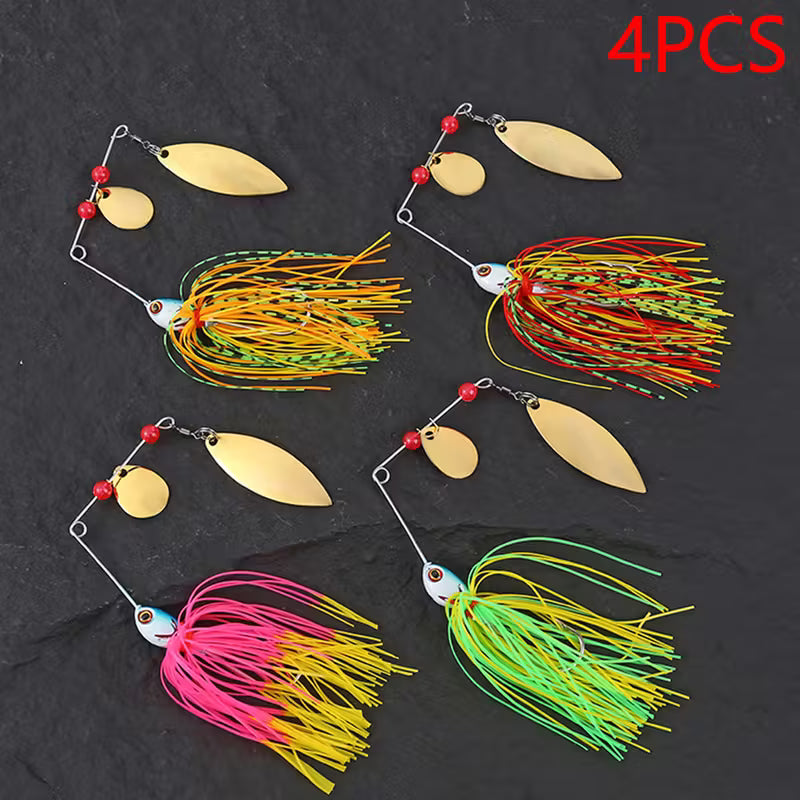 Snoekaas Spinnerbait set 4stuks