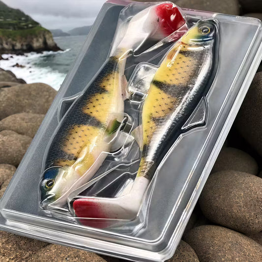 Softbait Geel/Groen 2x